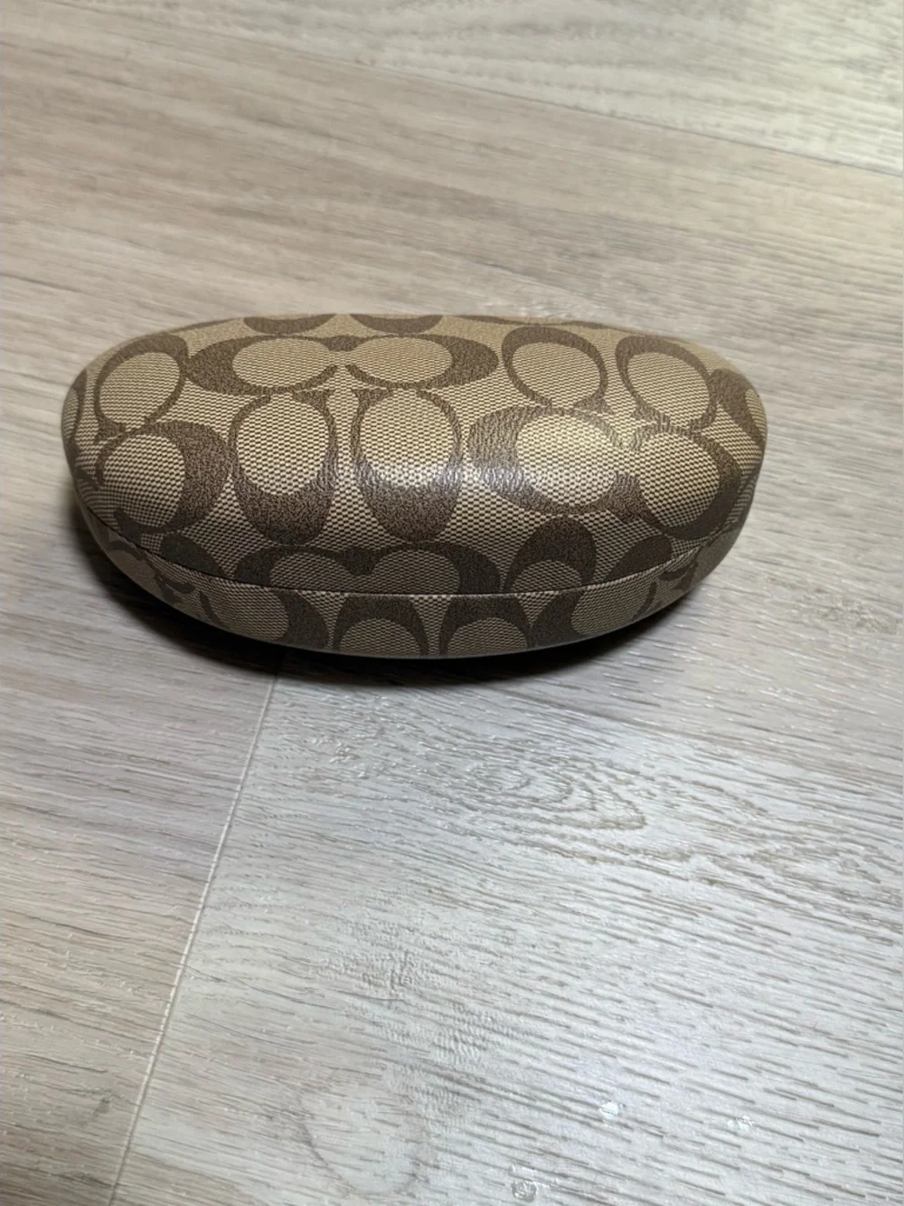 Coach Brown Signature Eyewear Case
